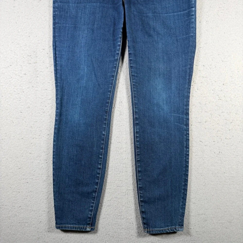 Madewell High Riser Skinny Jeans Dark Wash Blue B7131 Womens Size 31 Stretch‎